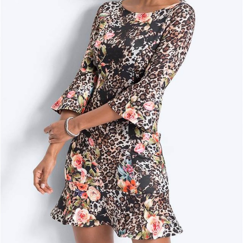 Animal Print Dress 1X (18-20)